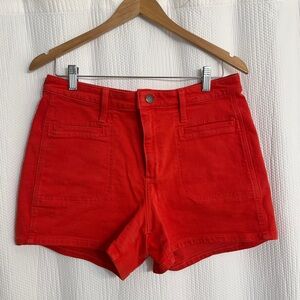 Red shorts